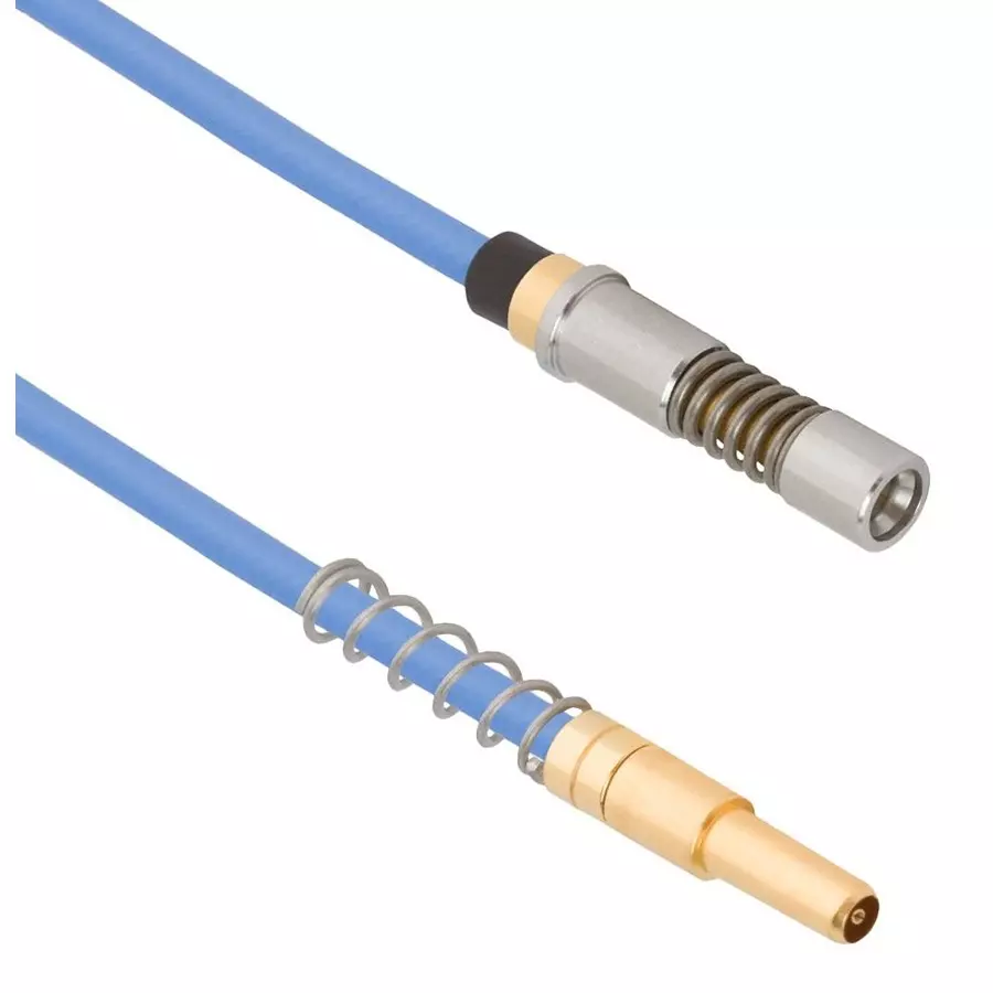 AMPHENOL SV MICROWAVE Cable Assembly, Nanorf Pin-Smpm Skt, 304.8 mm (12 Inch), 7083-0023