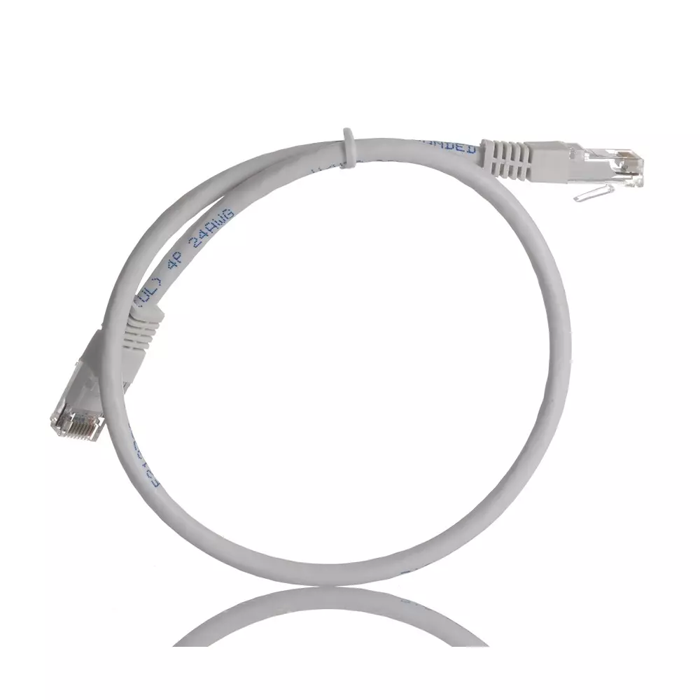 RS PRO Patch Lead RJ45 Male to RJ45 Male 0.2 m 80 V Blue Jacket Polyvinyl Chloride, 2668485 (Pack of 10)