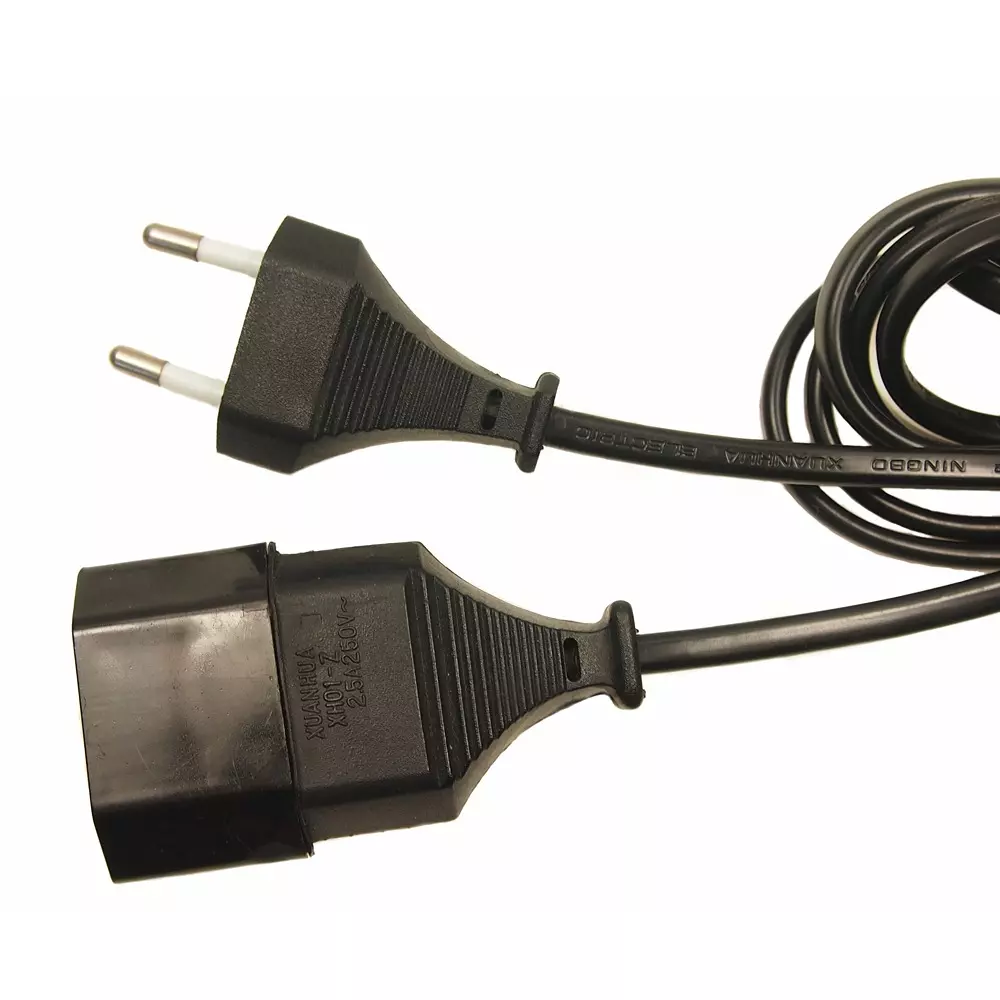 RS PRO Power Cord 2.5 Amp 250 V Black Sheath 3 m, 2796313