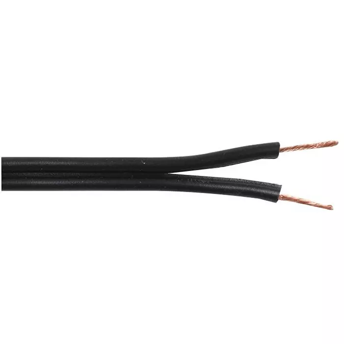 MULTICOMP PRO Multicore Cable FIG 8 CABLE, 2CORE, 0.34MM2, BLK, PER M, 2X463 BLK