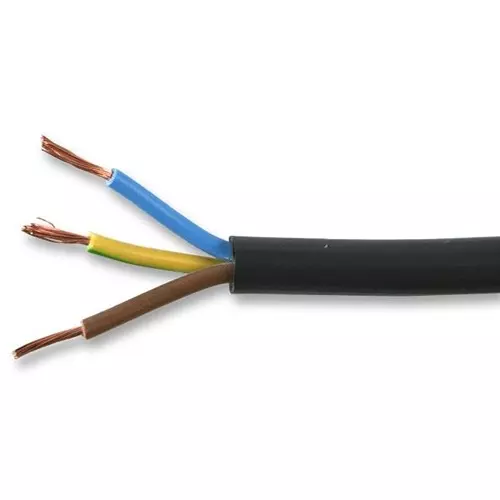 MULTICOMP PRO Multicore Cable FLEX CABLE, 3CORE, BLK, 0.75MM2, PER M, 3183Y-0.75MMBLK50M