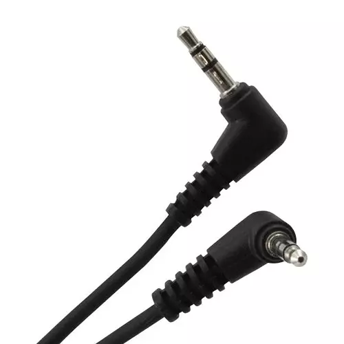 SWITCHCRAFT/CONXALL Audio Cable, 3.5 mm Stereo Plug, Black, 36HR03636X