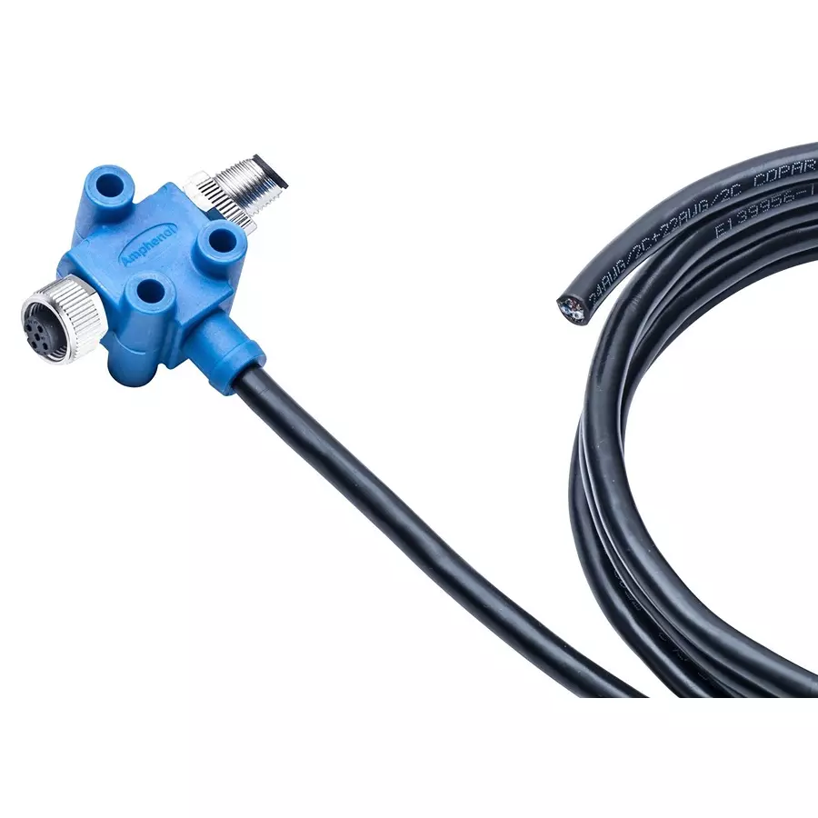 AMPHENOL LTW CIR CABLE ASSY, 5POS PLUG/RCPT-FREE END, HMC-050500-FM0-TSA02