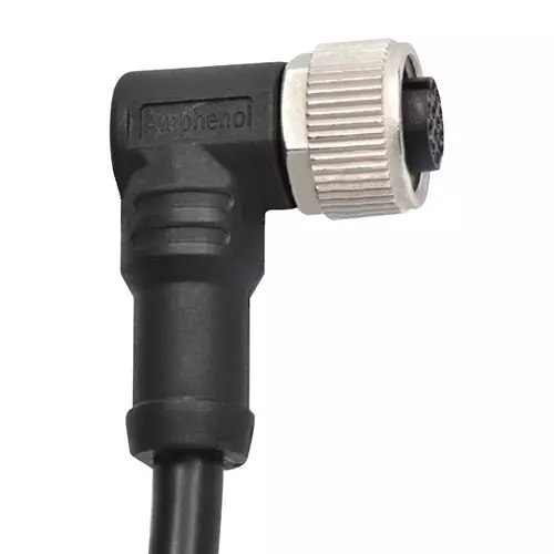 AMPHENOL LTW SENSOR CORD, M12 R/A RCPT-FREE END/16.4 , MSDS-04BFFM-SR8L05