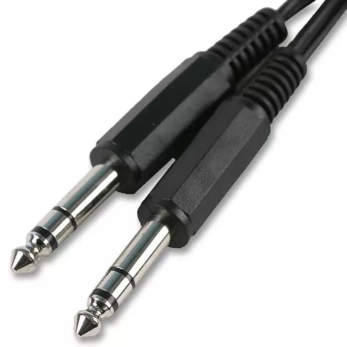 PRO SIGNAL LEAD, 6.35MM S JACK PLG-PLG, 1.5M, AV00939