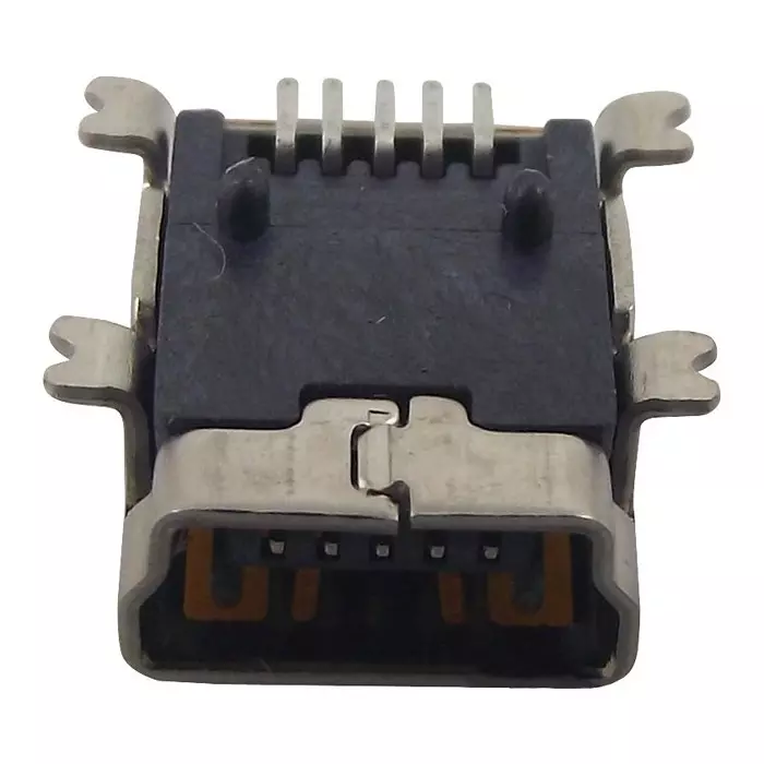 AMPHENOL COMMUNICATIONS SOLUTIONS MINI USB CONN, TYPE B, RCPT, 5POS, SMT, 10033526-N3212LF (Pack of 750)