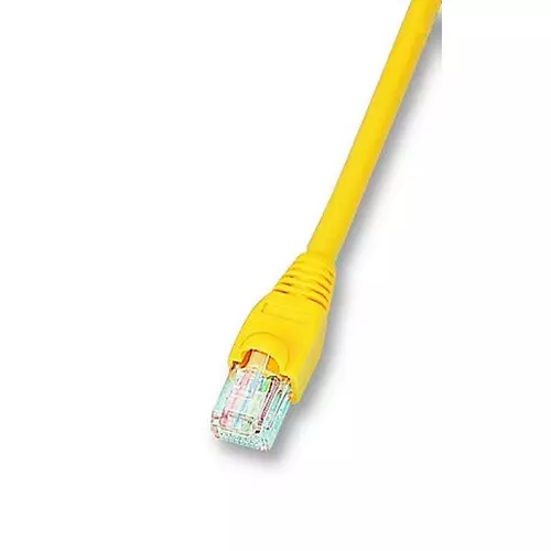 VIDEK PATCH LEAD, CAT5E, UTP, YELLOW, 0.5M, 2961-0.5Y