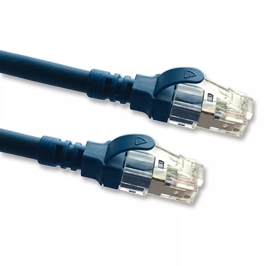 VIDEK PATCH LEAD, CAT6A, BLUE, 3M, 2996AS-3B