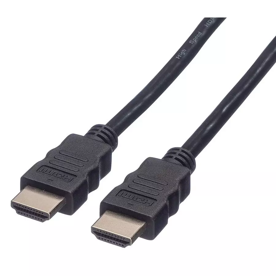 ROLINE AUDIO CABLE, HDMI A PLUG, 2M, BLACK, 11.04.5542