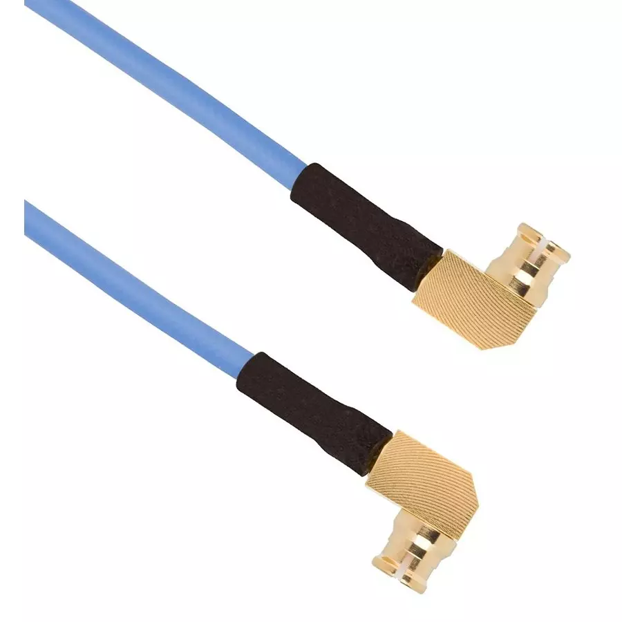 AMPHENOL SV MICROWAVE CABLE ASSY, SMP R/A RCPT-R/A RCPT, 6", 7012-1980
