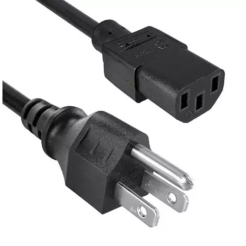 QUALTEK ELECTRONICS POWER CORD, 5-15P/IEC C13, 2.3M, 13A, 212013-01