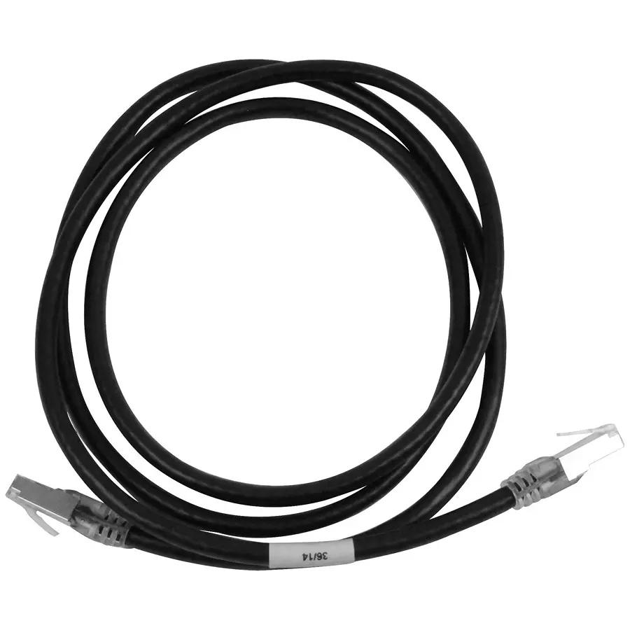 AMPHENOL PCD Sftp Ethernet Cable, Cat5E, 5Ft, Black, RJFSFTP5E0152