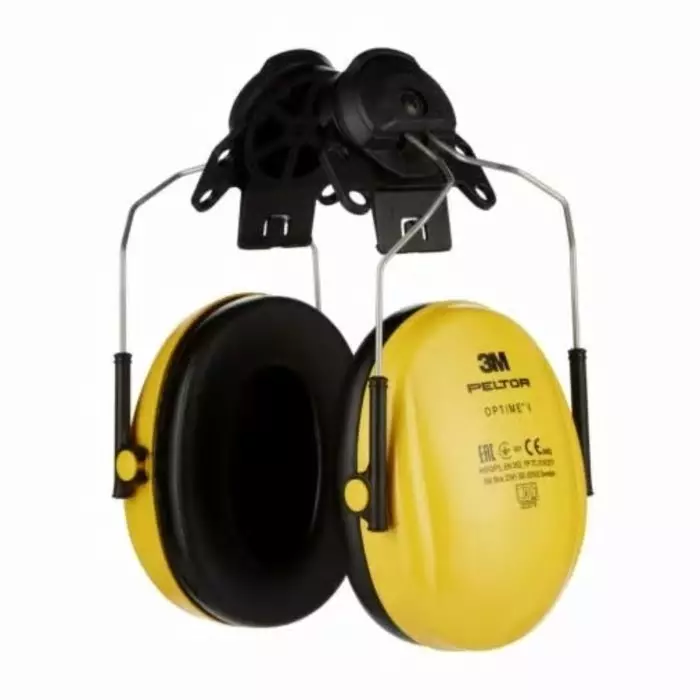 3M Optime Ear Shells with Helmet Attachment 26dB Black Yellow, H510PHGU