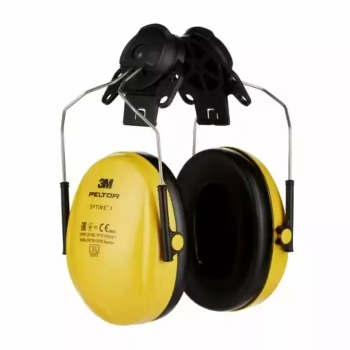3M Optime Ear Shells with Helmet Attachment 26dB Black Yellow, H510PHGU