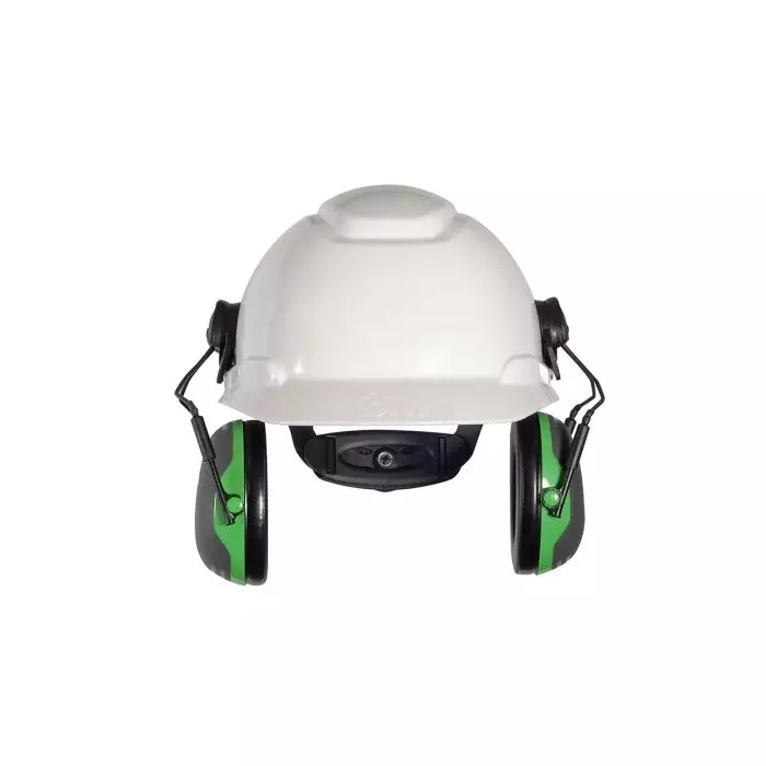 3M X1 Ear Shells with Helmet Attachment 26dB Black Green, X1P3E-GA