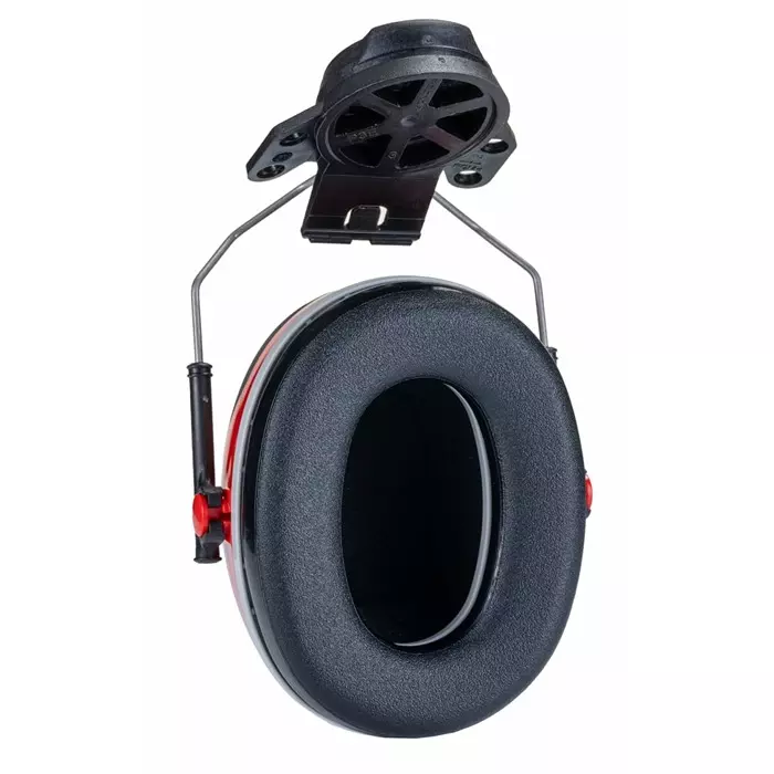 3M X3P3 Ear Shells with Helmet Attachment 32dB Black Red, X3P3E-RD
