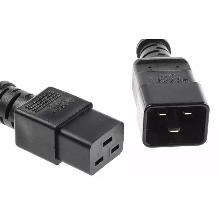 APC IEC C19 Socket to IEC C20 Plug Power Cord, 600 mm, AP9892