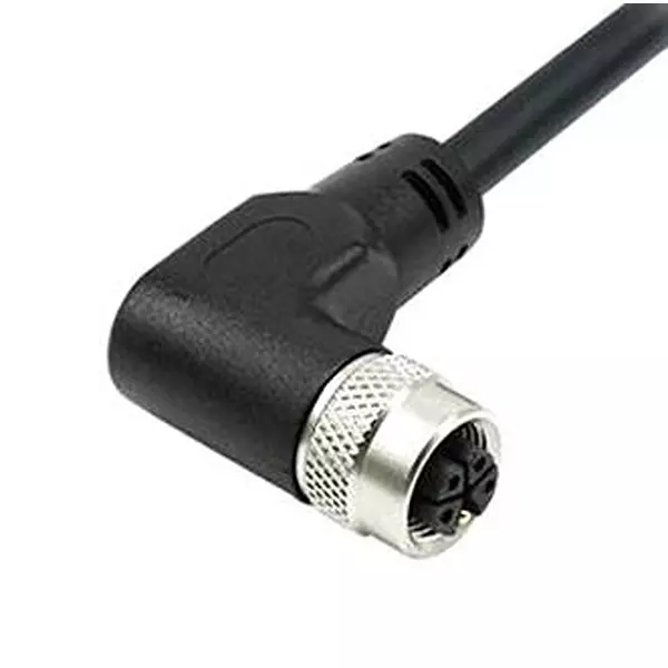 MUELLER ELECTRIC Cable Assembly, 4P R/A M12 RCPT-FREE END/32.8, CL4D07M010