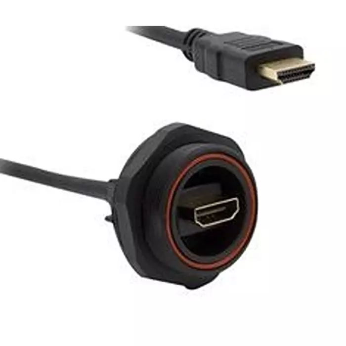 BULGIN LIMITED Cable Assembly, 19P Hdmi Rcpt-Plug, 3.28, PX0869/1M00.