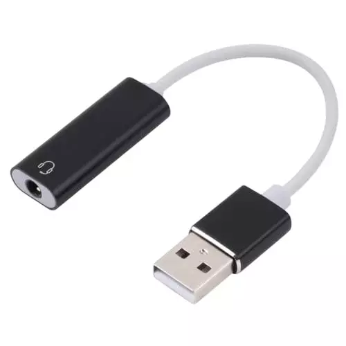 PremiumAV USB 7.1 Channel External Sound Card Adapter With Mic & Headphone Jack Compatible for Windows, Mac & Linux, MST-3178