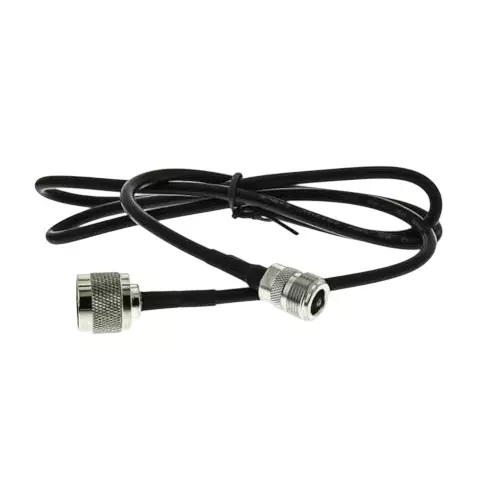 NBR Low Loss RF Coaxial Antenna Jumper Extension Cable RG58, N Male to N Female 50 Ohm 1.5 m Length
