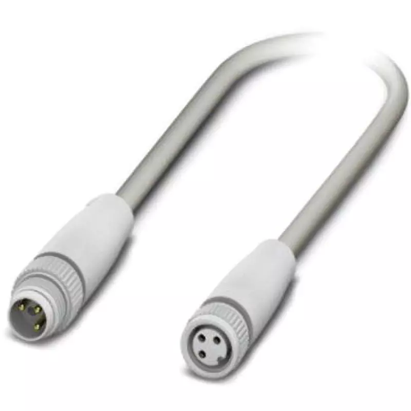 Phoenix Contact Cables & Connector 3 Pole M83 pin-M83 pin Connector, 1406492