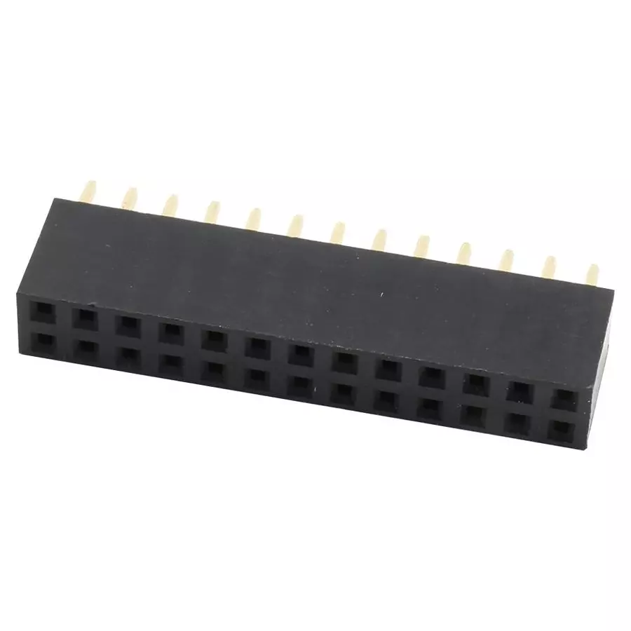 MULTICOMP PRO PCB Receptacles CONNECTOR, RCPT, 26POS, 2.54MM, 2214S-26SG-85