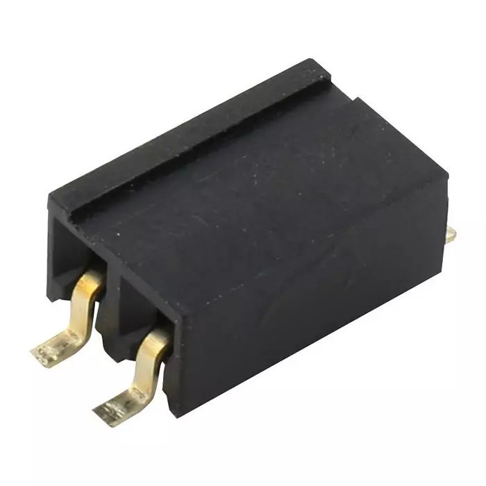 MULTICOMP PRO PCB Receptacles CONN, RCPT, 2POS, R/A, 1ROW, 2.54MM, 2212BR-02G-SM-TR (Pack of 5)