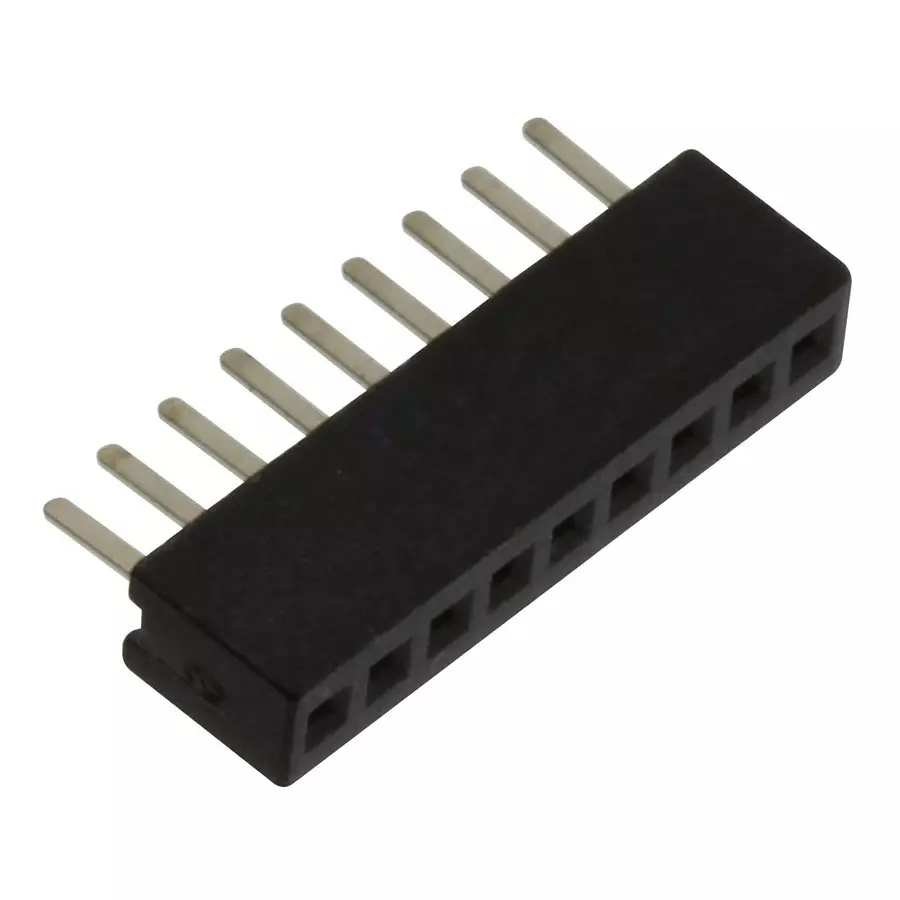 MULTICOMP PRO PCB Receptacles CONNECTOR, RCPT, 8POS, 1ROW, 1.27MM, MC-SVT1-S08-G