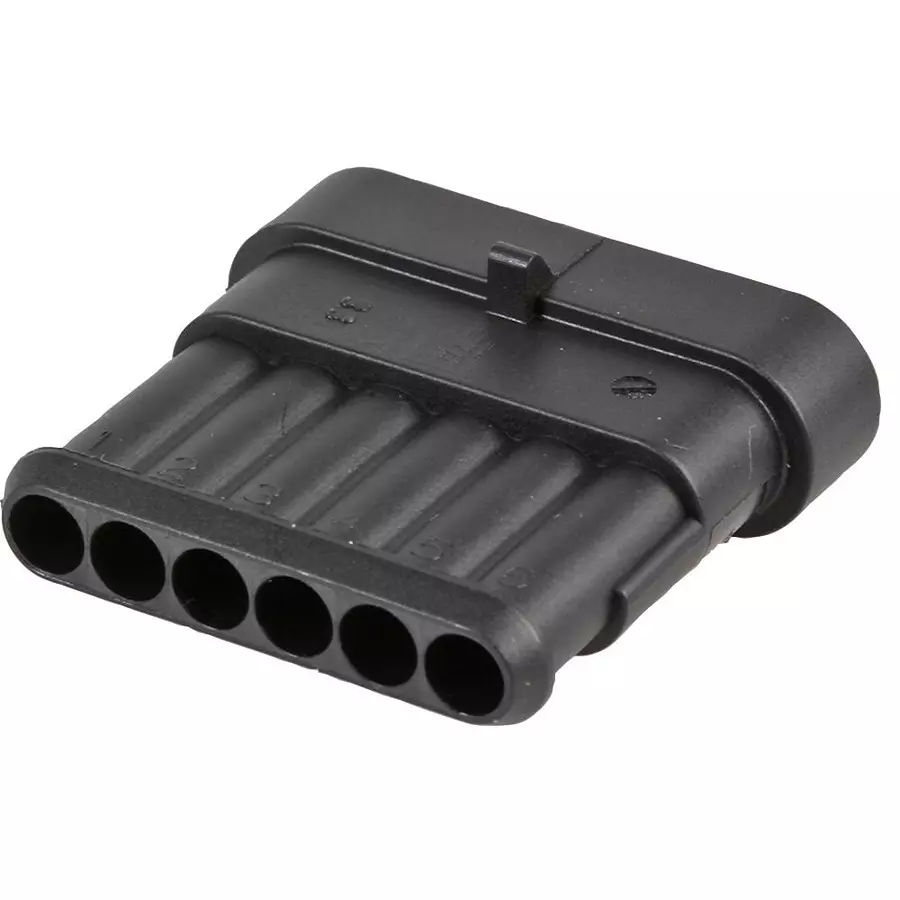 AMP - TE CONNECTIVITY TAB HOUSING, 6WAY, 282108-1