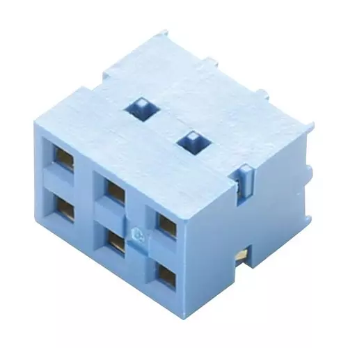 AMPHENOL COMMUNICATIONS SOLUTIONS SOCKET, 2ROW, 3+3WAY, 76342-303LF