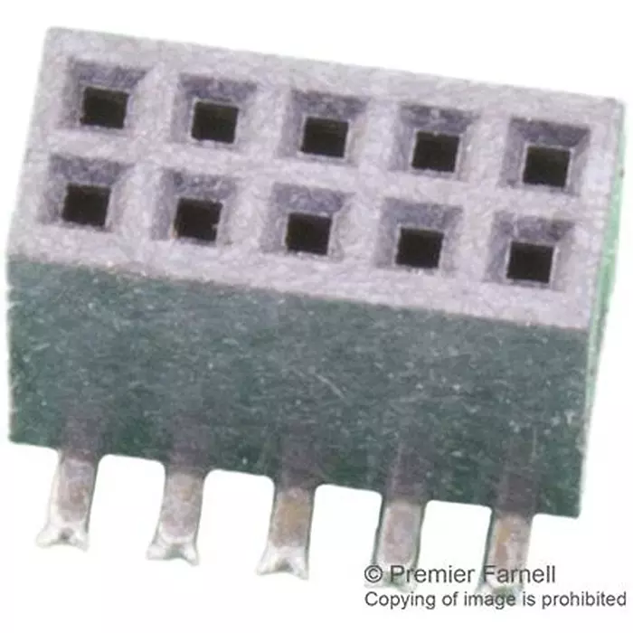 GREENCONN Connector, Rcpt, 40Pos, 2Row, 1.27Mm, CSEC202-2002A001C1AC