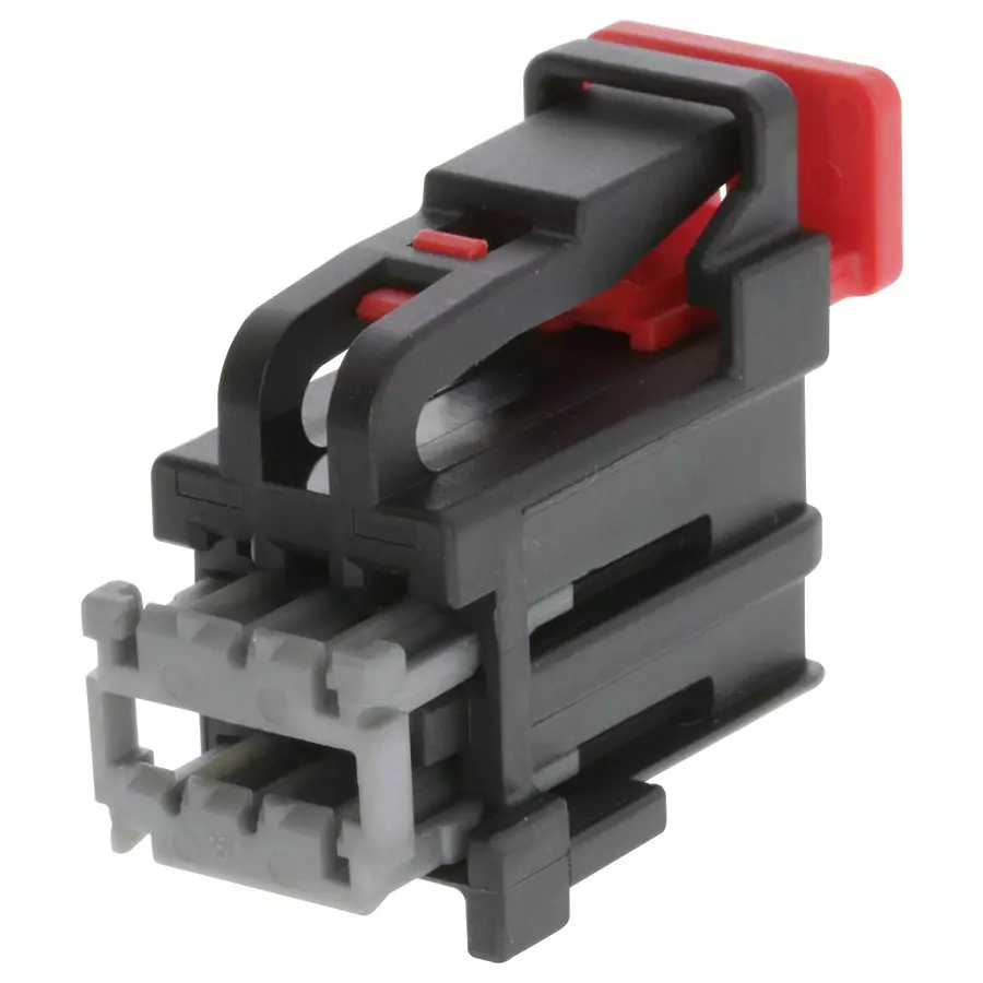 APTIV / DELPHI HOUSING CONN, RCPT, 6POS, PBT GF, BLACK, 15512461 (Pack of 10)
