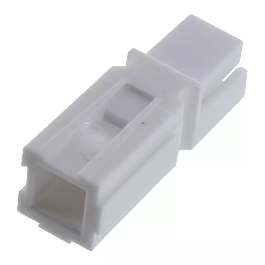 ANDERSON POWER PRODUCTS CONNECTOR HOUSING, 1 POSITION, WHITE, 1327G7-BK