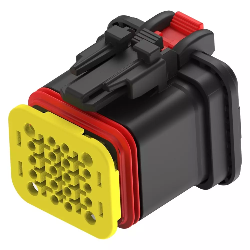 TE CONNECTIVITY Automotive Housing, Plug, 20Pos, Blk, 2350890-1