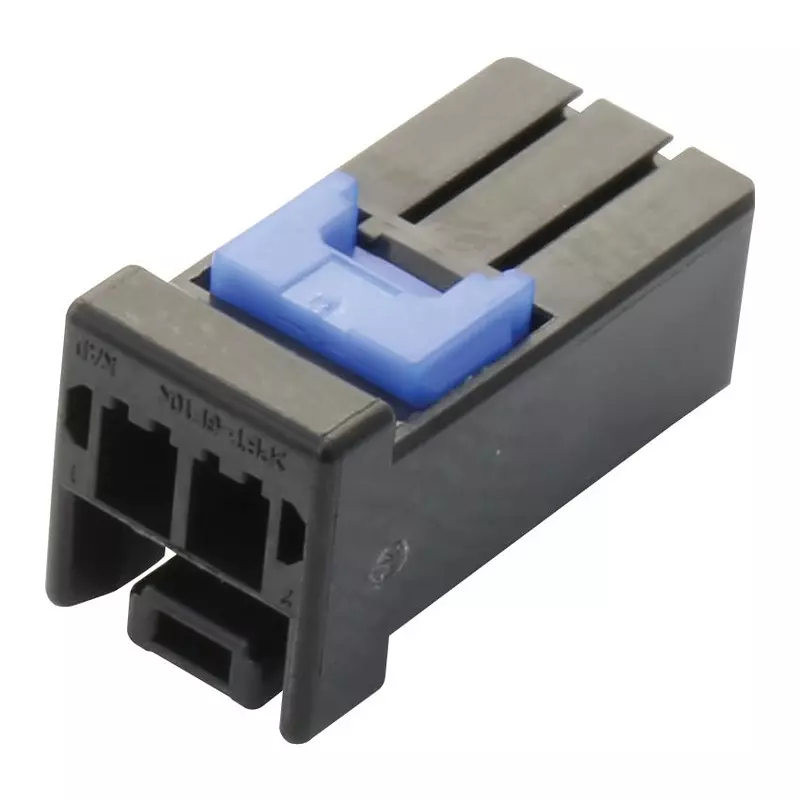JST (JAPAN SOLDERLESS TERMINALS) Conn, Housing, Rcpt, 2Pos, 2mm, 02CPT-B-2A