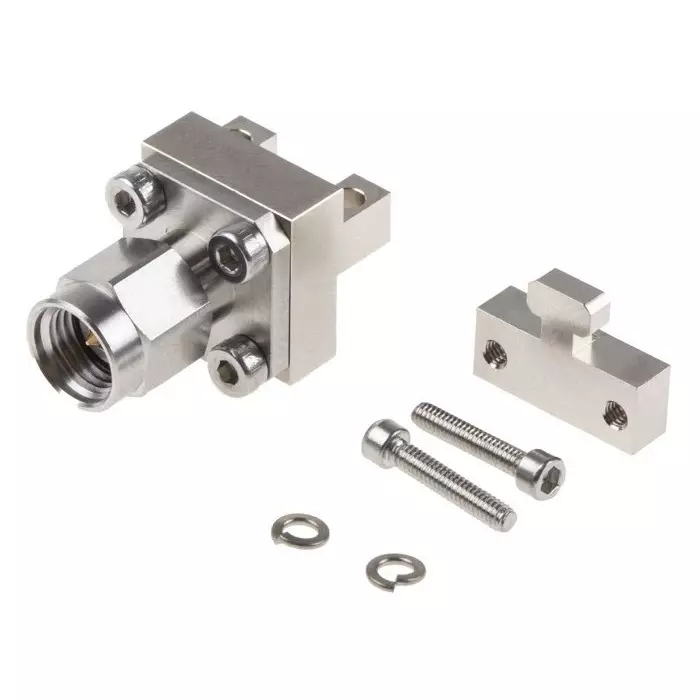CINCH CONNECTIVITY SOLUTIONS SMK Series Plug SMA Connector 50Ω Solder Termination Straight Body, 145-0801-802