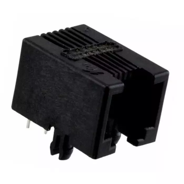 Amphenol ICC 54601 Series Female RJ11 Connector PCB Mount Cat3 Straight 6 -Way, 54601-906WPLF (Pack of 5)