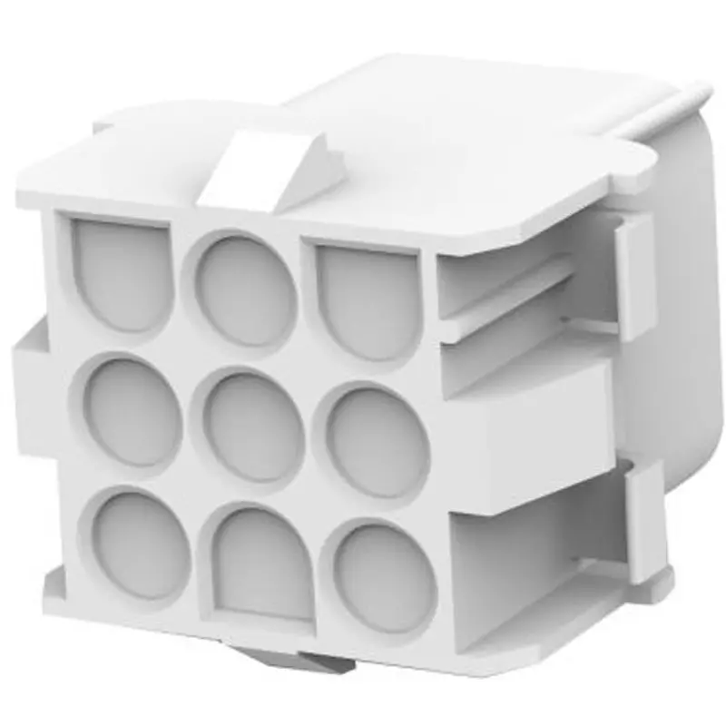 TE CONNECTIVITY Female Connector Housing 9 Pole, 927231-3 (Pack of 5)
