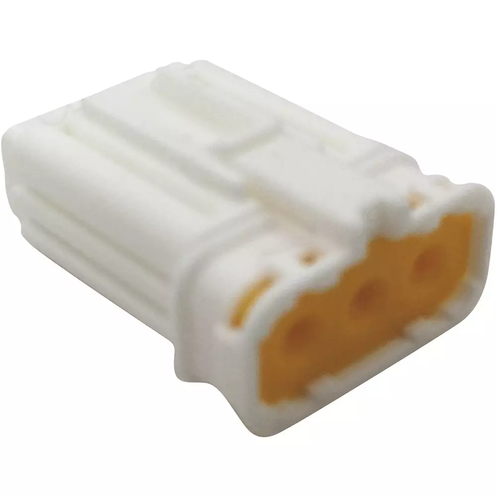 Minebea Connect Waterproof Connector Housing 16 to 22 Applicable Wire Range Awg 3 No. of Pole 0.3, CE01A6-03N0-01 (Pack of 500)
