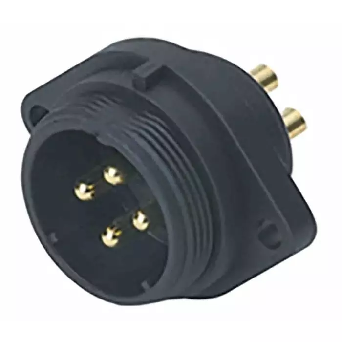 RS PRO Circular Connector 5 Contacts Flange Mount Plug Male IP68, 1444147