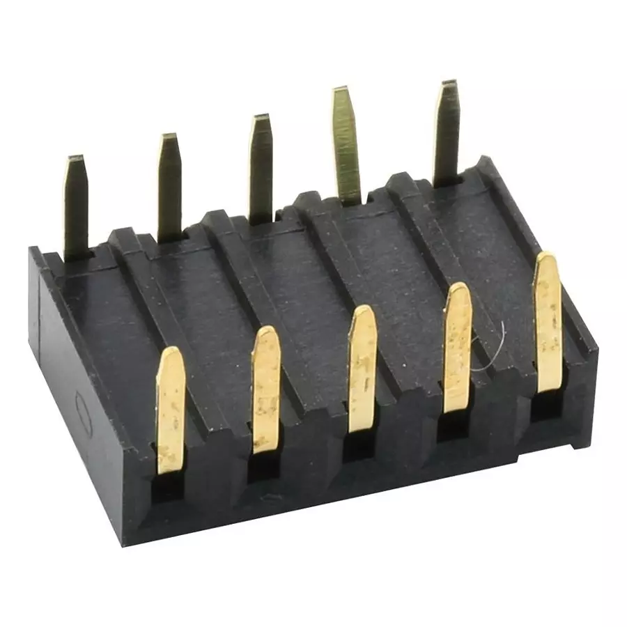MULTICOMP PRO PCB Receptacles CONNECTOR, RCPT, 5POS, 1ROW, 2.54MM, 2212BR-05G (Pack of 5)