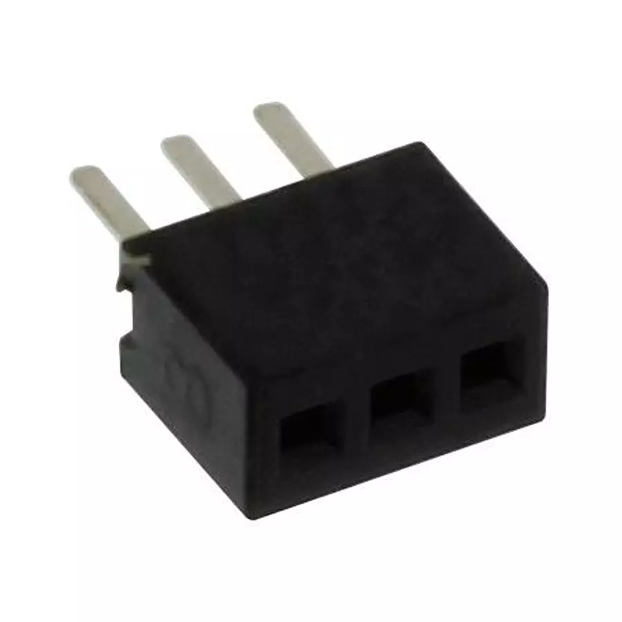 MULTICOMP PRO PCB Receptacles CONNECTOR, RCPT, 3POS, 1ROW, 1.27MM, MC-SVT1-S03-G (Pack of 5)