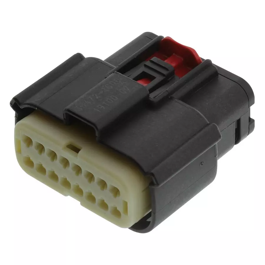 MOLEX Automotive Connector Housings AUTOMOTIVE HOUSING, RCPT, 16POS, 22A 33472-1606
