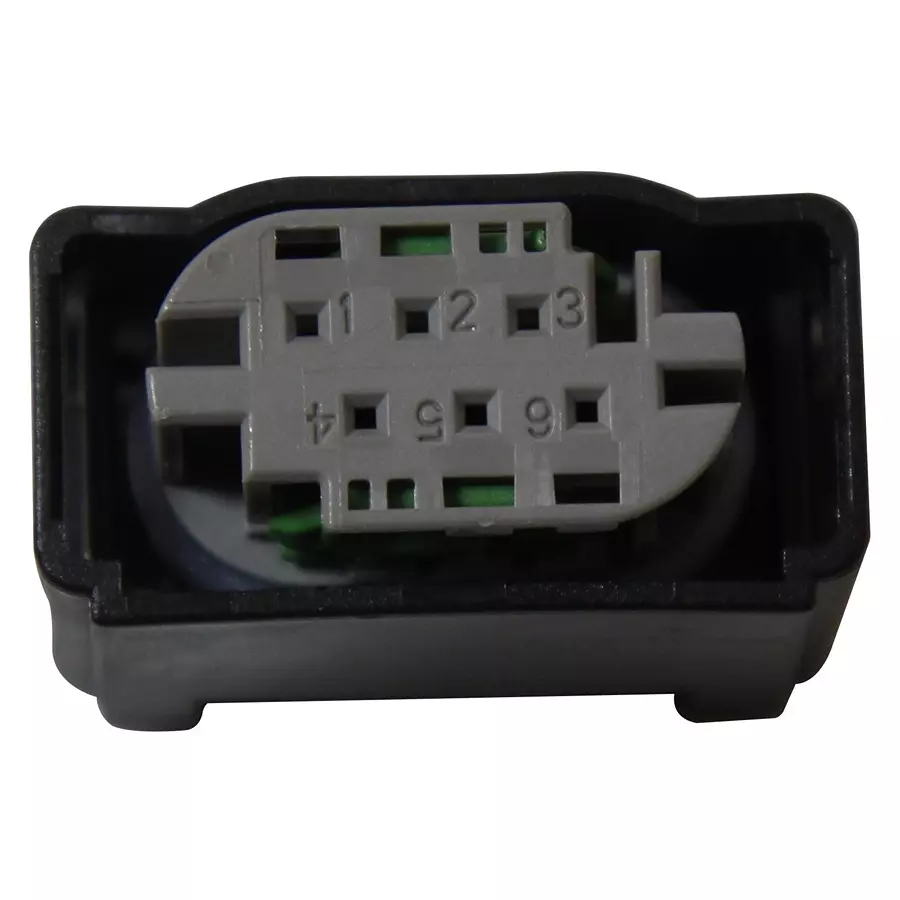 AMP - TE CONNECTIVITY AUTOMOTIVE CONN HOUSING, RCPT, 6POS, 2-967616-1