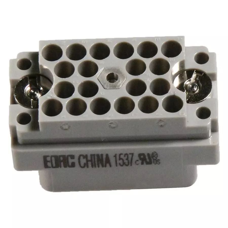 EDAC RACK & PANEL CONNECTOR, PLUG, 20 POSITION, 516-020-000-302