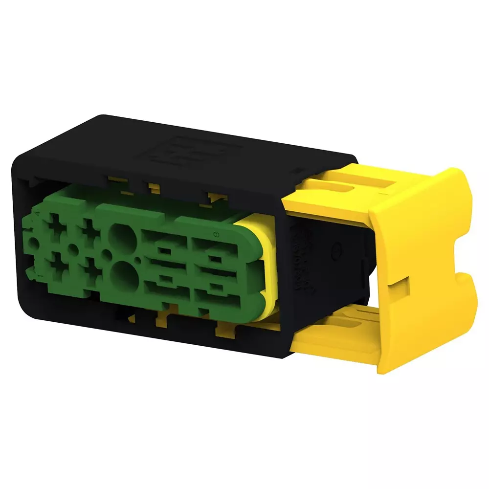 TE CONNECTIVITY Automotive Housing, 6Pos, Rcpt, Pbt-Gf, 3-2299782-2