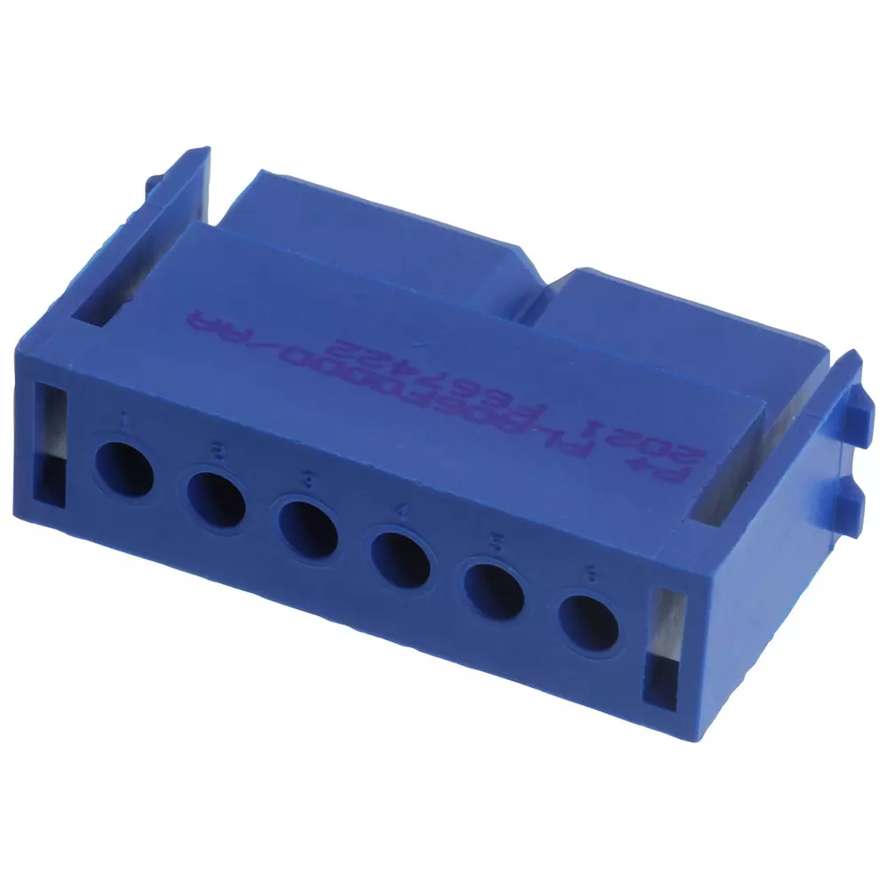 POSITRONIC RECTNGLR PWR HOUSING, RCPT, 6POS, CABLE, PLA06F0000/AA.