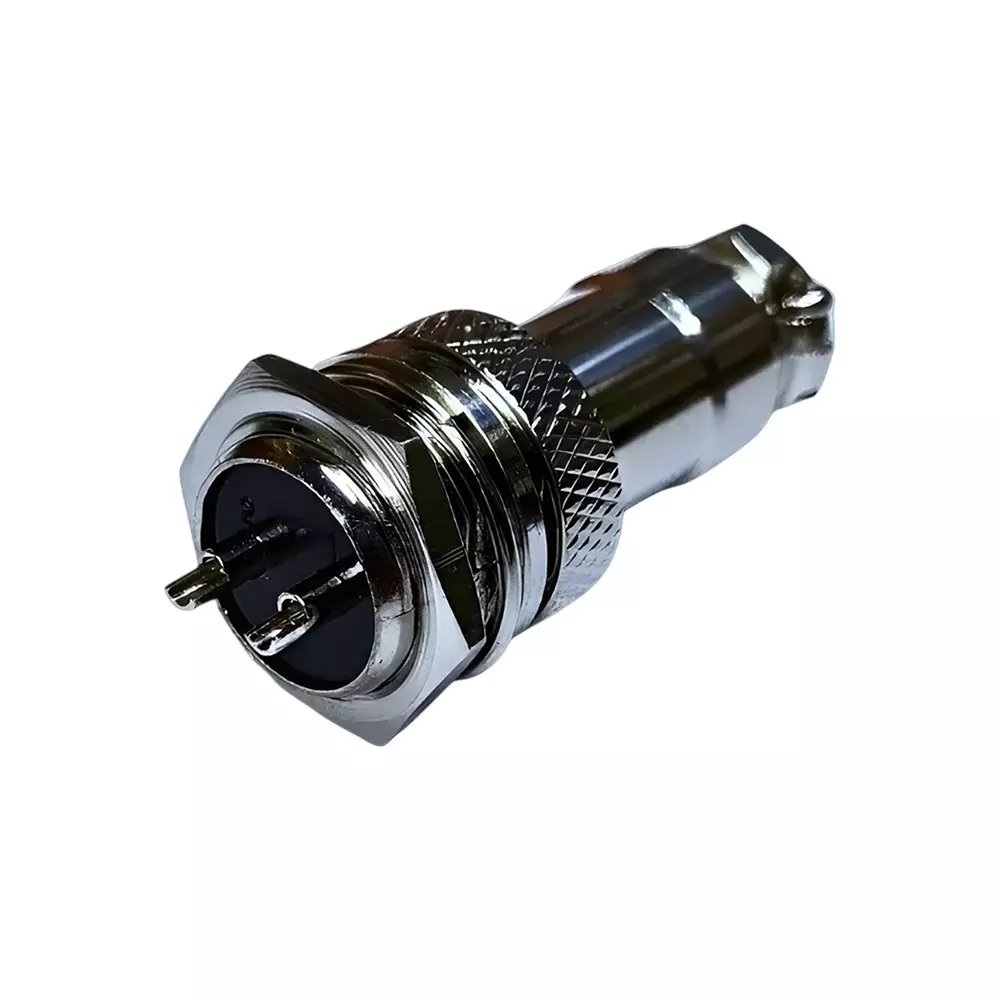 SETMI INDIA GX16 Aviation Plug & Socket Connector 16 mm 2-Pin Circular AC/DC 125-250 V