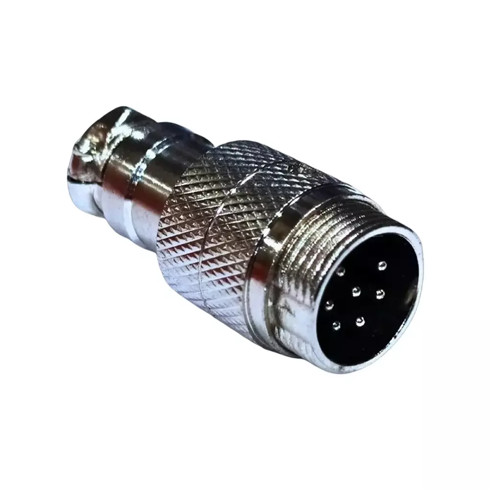 SETMI INDIA GX16 Aviation Connector Male 16 mm Circular 5-15 A with Solder Type 7-Pin